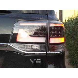 Aizmugurējie lukturi 2016+ (Executive Black) Toyota Land Cruiser 200 2007–2021 foto 4