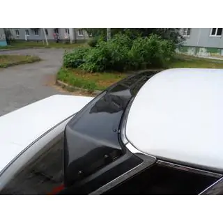 Aizmugurējā stikla spoilers (ABS, melns) Honda Civic Sedan IX 2011–2016 foto 1