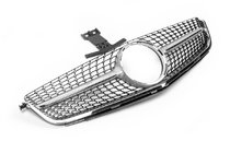 Mercedes C klase W204 2007–2015 Priekšējais režģis Diamond Silver (C63) foto 2