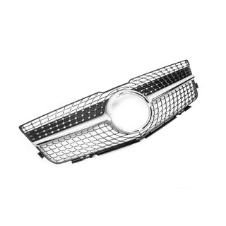 Priekšējais režģis Diamond Silver (2009-2012) Mercedes GLK сlass X204 2008–2015 foto 3