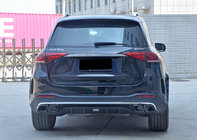 Mercedes GLE W167 2018– Aizmugurējais difuzors ar izplūdes uzgaļiem GLE63 Silver (2018-2026) foto 1