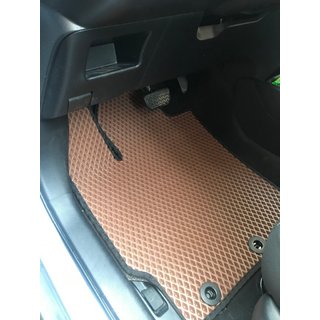 EVA auto salona paklāji – komplekts (ķieģeļu krāsā) foto 1