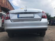 Skoda Rapid 2012–2019 Bagāžnieka malas uzlika (nerūsējošais tērauds) Carmos - turku teras foto 2