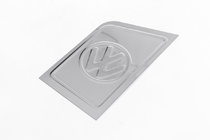 Volkswagen T5 Multivan 2003–2010 Degvielas uzpildes lūkas hroma uzlika ar logo (Carmos) foto 2