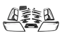 Nissan Navara/NP300 2016– Uzlikņu komplekts (melns ABS) foto 1