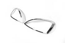 Opel Astra G Classic 1998–2012 Hromētas lukturu uzlikas (2 gab., plastmasa) foto 2