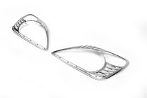 Honda CRV 2001–2006 Hromētas priekšējo lukturu uzlikas (2 gab., plastmasa) 2004-2006 foto 5