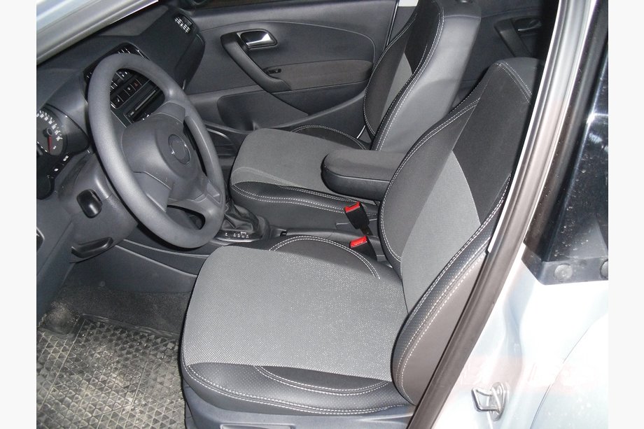 Volkswagen Polo 2010–2017 Auto sēdekļu pārvalki SoyuzAuto Premium Image