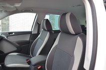 Volkswagen Tiguan 2007–2016 Autokrēslu pārvalki (ekoāda↗audums, Premium) foto 7