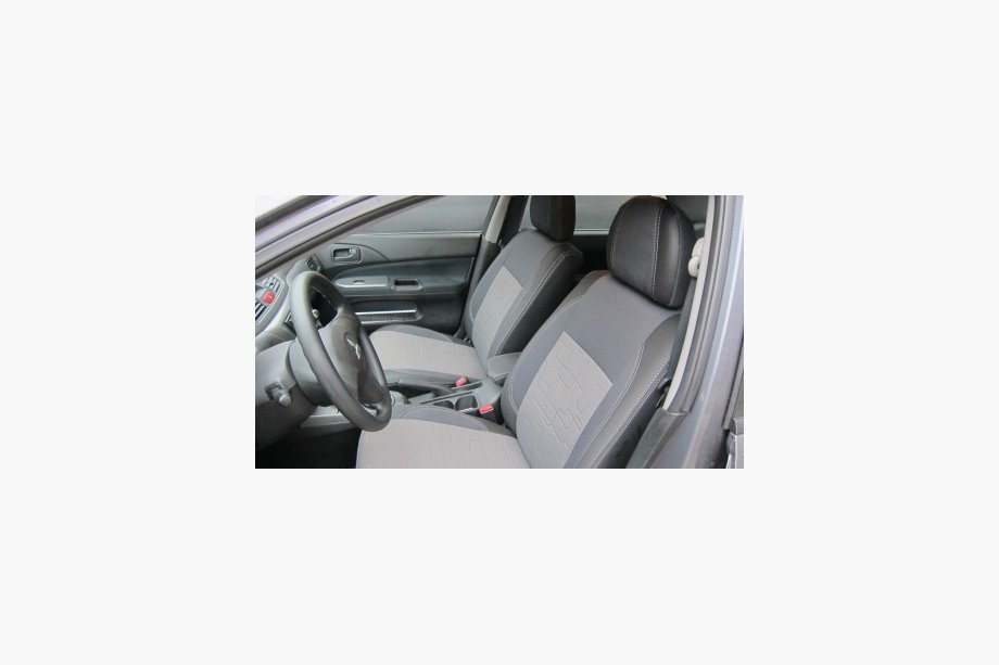 Mitsubishi Lancer 9 2004–2008 Autosēdekļu pārvalki (mākslīgā āda↗audums, Premium) Image