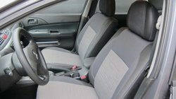 Mitsubishi Lancer 9 2004–2008 Autosēdekļu pārvalki (mākslīgā āda↗audums, Premium) foto 1