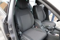 Renault Megane III 2009–2016 Auto sēdekļu pārvalki (mākslīgā āda + audums, Premium) foto 1