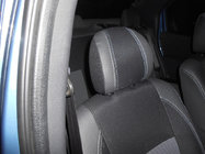 Dacia Logan I 2008–2012 Jaunums! Brothers Premium ekoādas automašīnas sēdekļu pārvalki foto 2