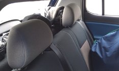 Skoda Fabia 2000–2007 Autosēdekļu pārvalki (mākslīgā āda↗audums, Premium) foto 2