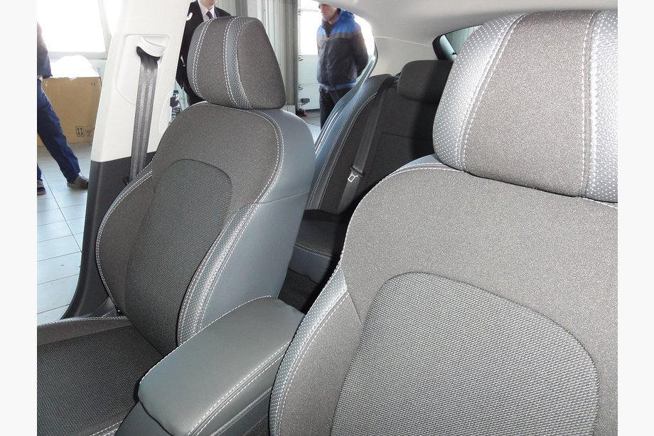 Skoda Superb 2009–2015 Sēdekļu pārvalki (2008-2013, ekoāda↗audums, Premium) Image