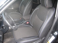 Toyota Rav 4 2006–2013 Autosēdekļu pārvalki (mākslīgā āda↗audums, Premium) foto 1
