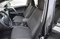 Toyota Rav 4 2013–2018 Autosēdekļu pārvalki (mākslīgā āda↗audums, Premium) foto 1