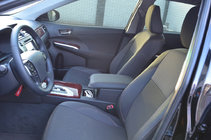 Toyota Camry 2011–2017 Autosēdekļu pārvalki (mākslīgā āda↗audums, Premium) foto 2