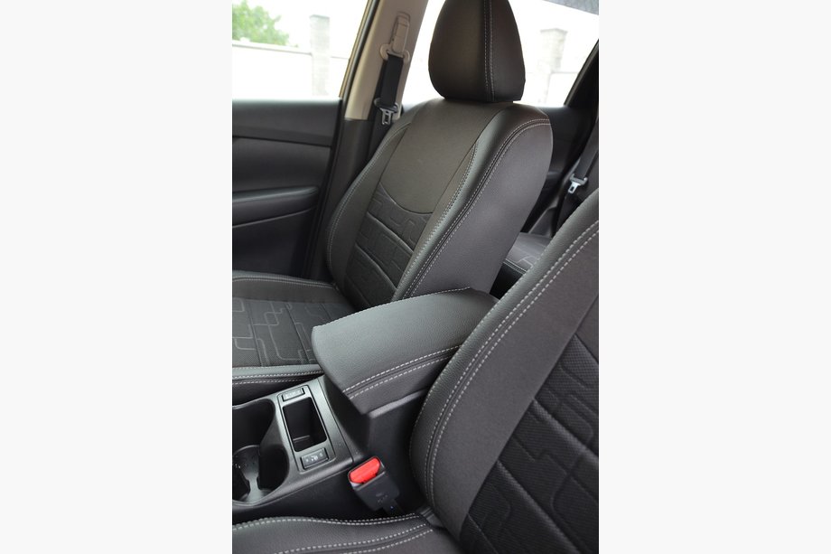 Nissan X-trail T32/Rogue 2014–2021 Ekoādas sēdekļu pārvalki SoyuzAuto Premium Foto 5