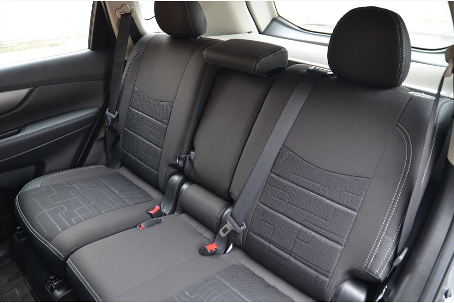 Nissan X-trail T32/Rogue 2014–2021 Ekoādas sēdekļu pārvalki SoyuzAuto Premium Foto 7