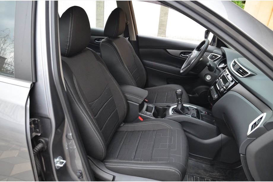 Nissan X-trail T32/Rogue 2014–2021 Ekoādas sēdekļu pārvalki SoyuzAuto Premium Foto 10