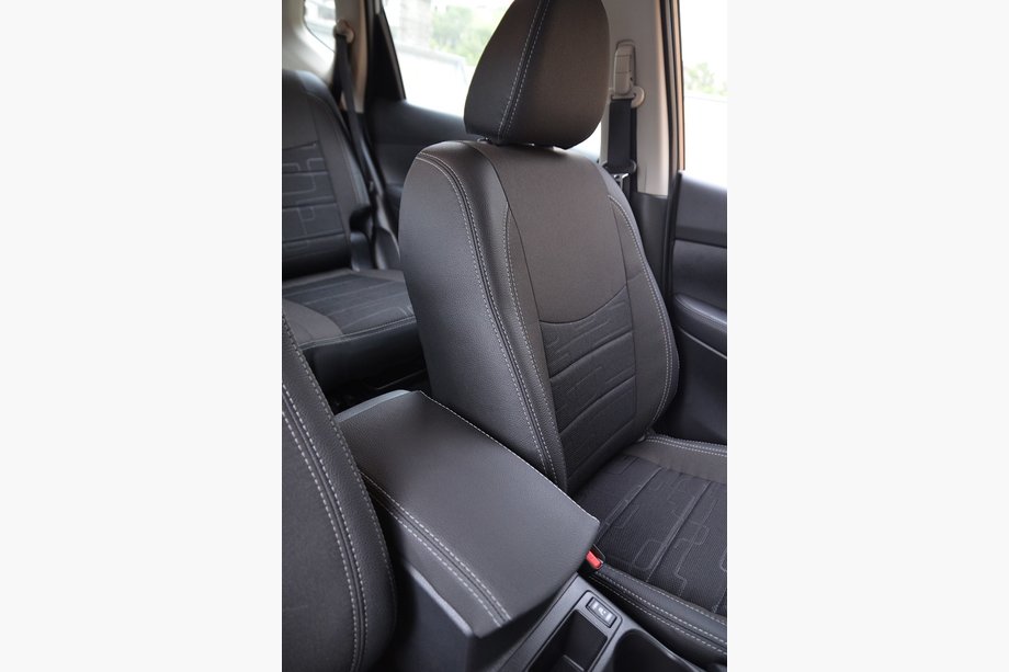 Nissan X-trail T32/Rogue 2014–2021 Ekoādas sēdekļu pārvalki SoyuzAuto Premium Foto 11
