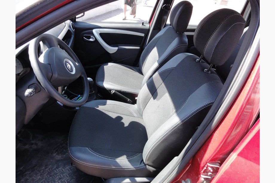 Lada Largus 2012– Autosēdekļu pārvalki no eko ādas un auduma Image