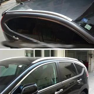 Pelēki OEM jumta reliņi (ABS plastmasa)