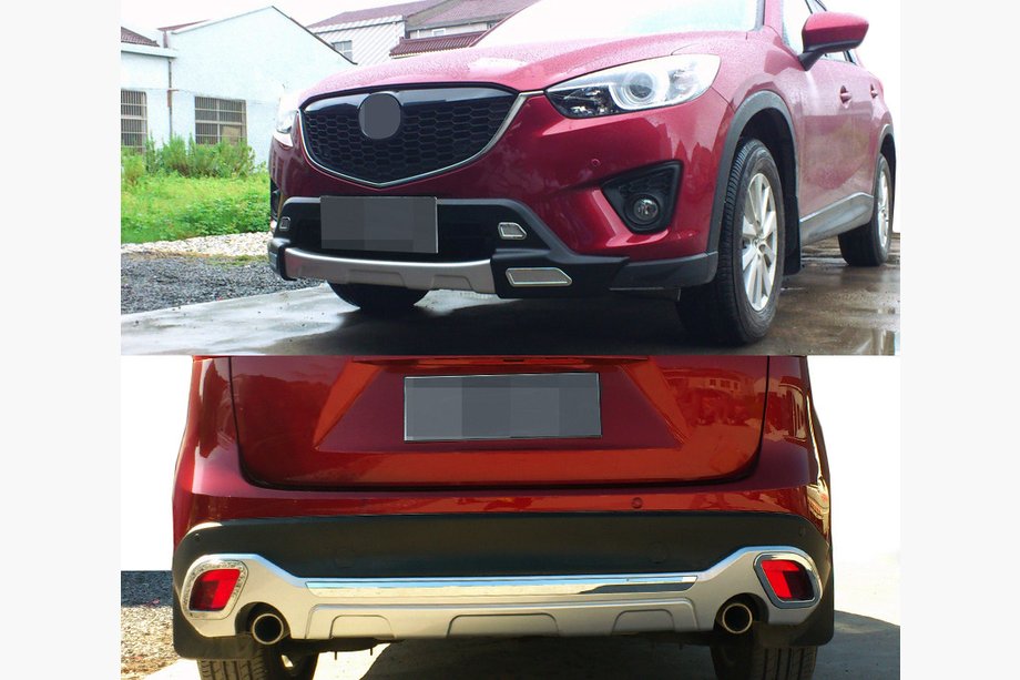 Mazda CX-5 2012–2017 Priekšējā un aizmugurējā lūpas uzlikas (2 gab.) Foto 1