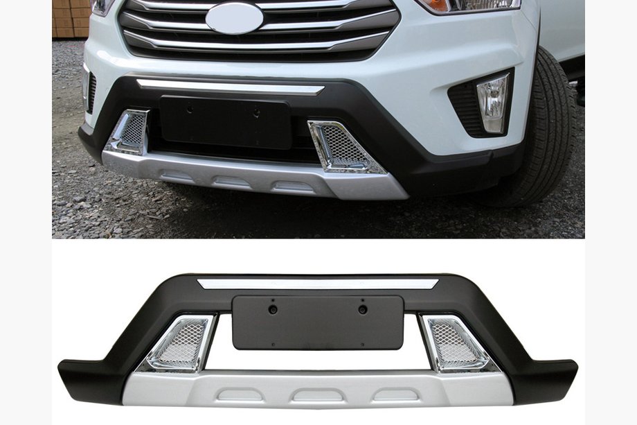 Hyundai Creta 2014–2020 Priekšējā un aizmugurējā lūpas uzlikas (2 gab.) Image