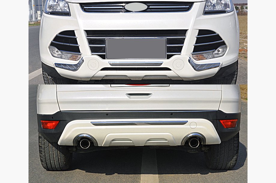 Ford Kuga/Escape 2013–2019 Priekšējā un aizmugurējā bufera lūpas uzlikas (2013-2016) Image