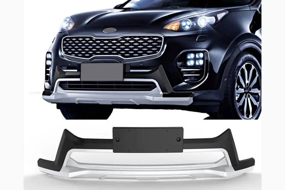 Kia Sportage 2015–2021 Priekšējā un aizmugurējā lūpas uzlika 2015-2019 V3 (plastmasa) Image