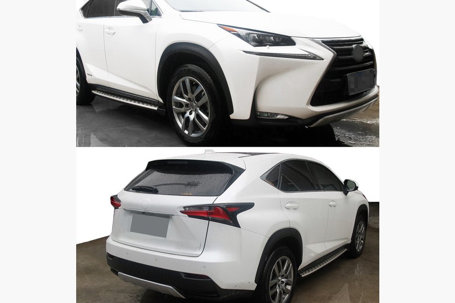 Lexus NX 2014–2021 Priekšējā un aizmugurējā lūpas uzlikas (2 gab.) Foto 1
