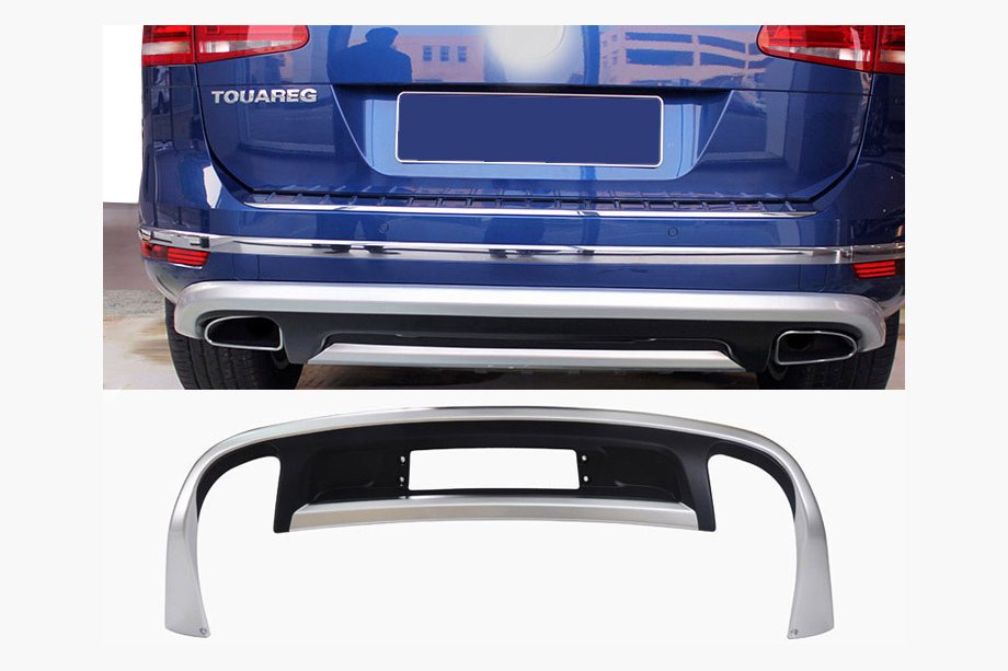 Volkswagen Touareg 2010–2018 Priekšējā un aizmugurējā lūpas uzlika V1 (2014↗) Foto 2