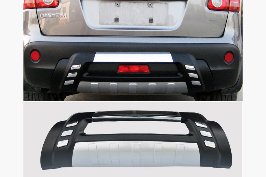 Nissan Qashqai 2007–2010 Aizmugurējais difuzors V2 (pelēka plastmasa) Image