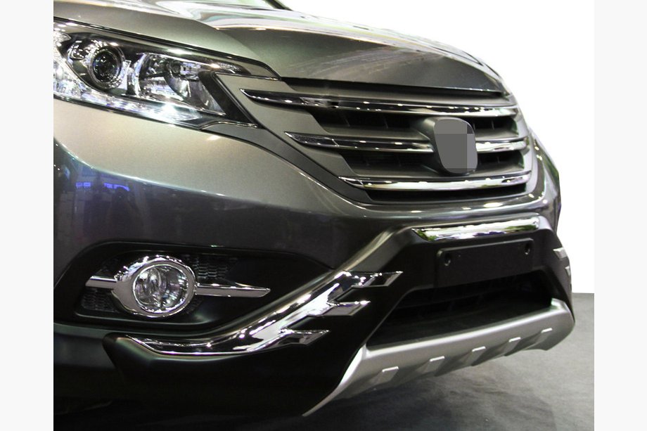 Honda CRV 2012–2016 Priekšējā un aizmugurējā lip spoilera komplekts V2 Image