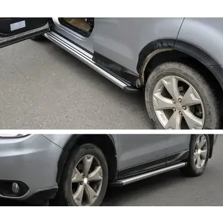 Oriģinālie sānu sliekšņi (2 gab., alumīnijs) Subaru Forester 2013–2018 foto 2