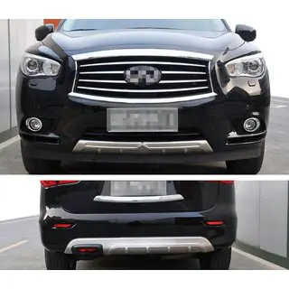 Priekšējā un aizmugurējā lūpas uzlikas (2 gab.) Infiniti QX60 2016–2021 foto 1
