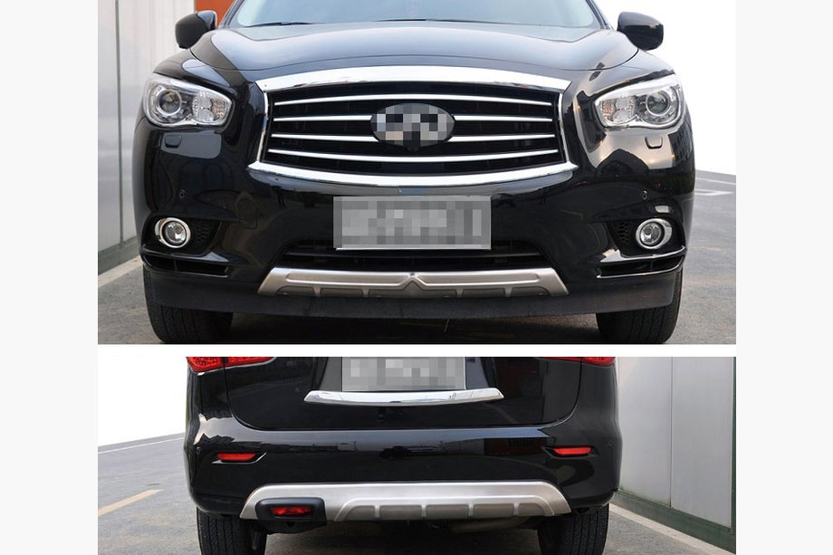 Infiniti QX60 2016–2021 Priekšējā un aizmugurējā lūpas uzlikas (2 gab.) Image