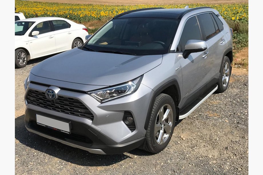 Toyota Rav 4 2019–2025 Sānu pakāpieni Tayga Grey (2 gab., alumīnijs) Image