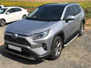 Toyota Rav 4 2019–2025 Sānu pakāpieni Tayga Grey (2 gab., alumīnijs) foto 1