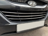 Hyundai IX-35 2010–2015 Radiatora režģa līstes (3 gab., nerūsējošais tērauds) foto 1