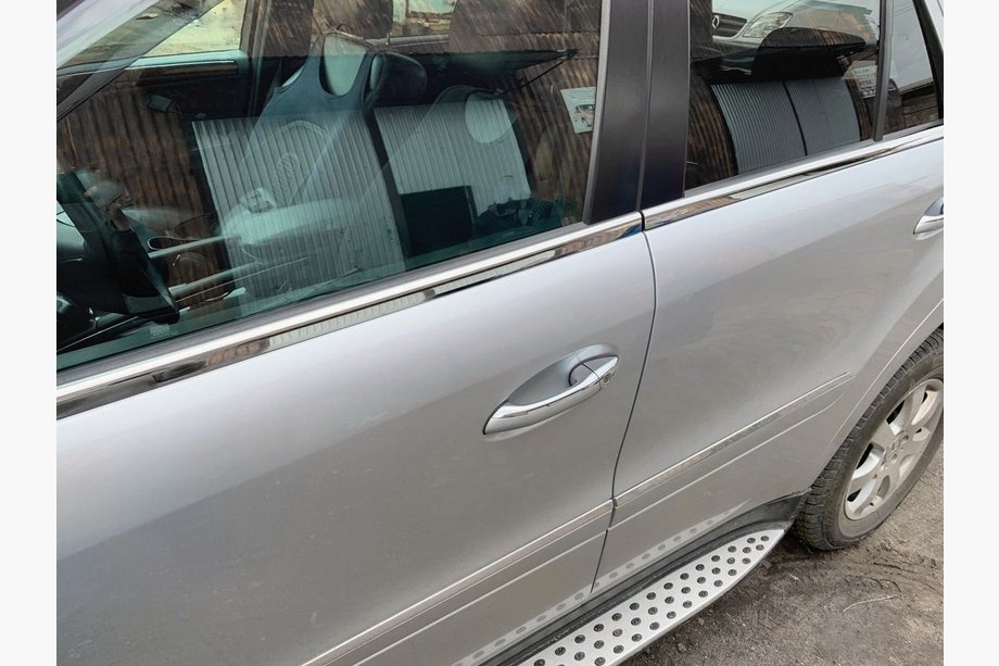 Mercedes ML W164 2005–2011 Ārējās logu apmales (4 gab., nerūsējošais tērauds) Carmos - turku teras Image