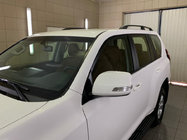 Toyota Land Cruiser Prado 150 2009–2023 Jumta reliņi, turku dizains (melni, 2 gab.) plastmasas kājiņas foto 1