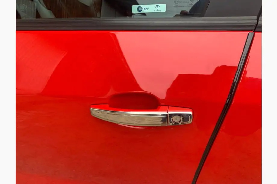 Chevrolet Aveo T300 2011–2020 Šauras durvju rokturu uzlikas (4 gab., nerūsējošais tērauds, Omsa) Image