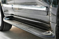 Toyota Land Cruiser 200 2007–2021 Sānu pakāpieni ar LED (dizains 2015-2020) Balta krāsa foto 5