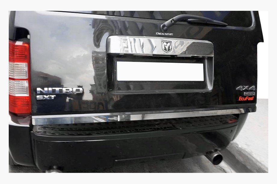 Dodge Nitro 2006–2011 Bagāžnieka malas uzlika (nerūsējošā tērauda) Image