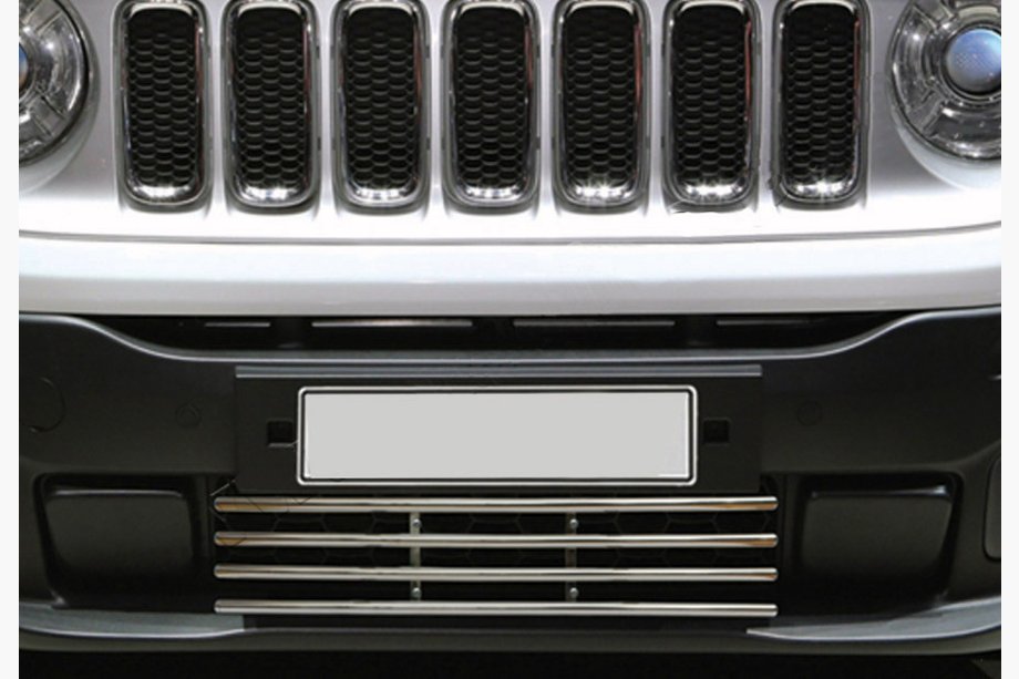 Jeep Renegade 2014– Bampera restes (nerūsējošais tērauds) Image