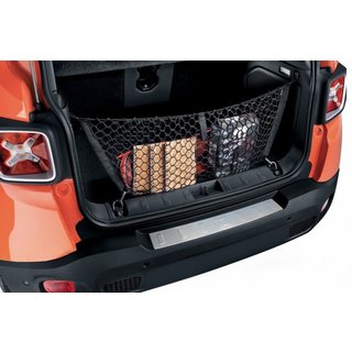 Aizmugurējā bufera uzlika (nerūsējošais tērauds) Jeep Renegade 2014– foto 1