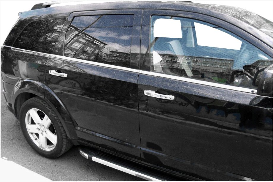 Dodge Journey 2008–2020 Logu apmales (6 gab., nerūsējošais tērauds) Image
